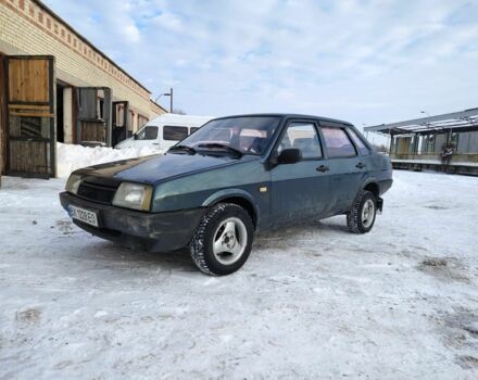 Зеленый ВАЗ 21099, объемом двигателя 0 л и пробегом 455 тыс. км за 750 $, фото 1 на Automoto.ua