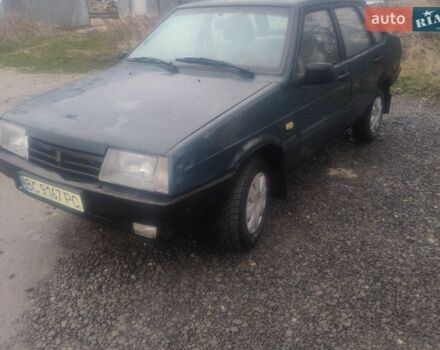 Зеленый ВАЗ 21099, объемом двигателя 1.5 л и пробегом 170 тыс. км за 1100 $, фото 1 на Automoto.ua