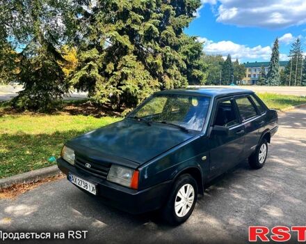 Зеленый ВАЗ 21099, объемом двигателя 1.5 л и пробегом 75 тыс. км за 1500 $, фото 1 на Automoto.ua
