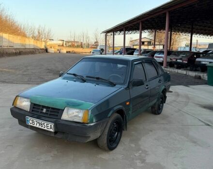 Зеленый ВАЗ 21099, объемом двигателя 1.5 л и пробегом 120 тыс. км за 452 $, фото 1 на Automoto.ua