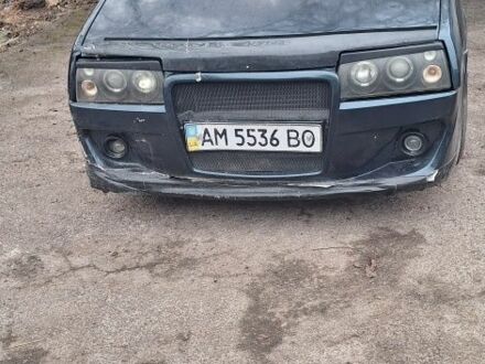 Зеленый ВАЗ 21099, объемом двигателя 1.5 л и пробегом 199 тыс. км за 1000 $, фото 1 на Automoto.ua