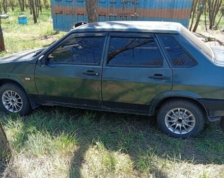 Зеленый ВАЗ 21099, объемом двигателя 1.5 л и пробегом 282 тыс. км за 1850 $, фото 1 на Automoto.ua