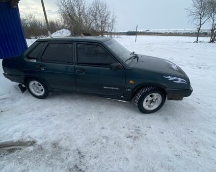 Зеленый ВАЗ 21099, объемом двигателя 1.5 л и пробегом 3 тыс. км за 2000 $, фото 1 на Automoto.ua
