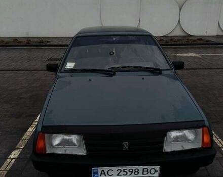 Зеленый ВАЗ 21099, объемом двигателя 1.5 л и пробегом 249 тыс. км за 1150 $, фото 1 на Automoto.ua