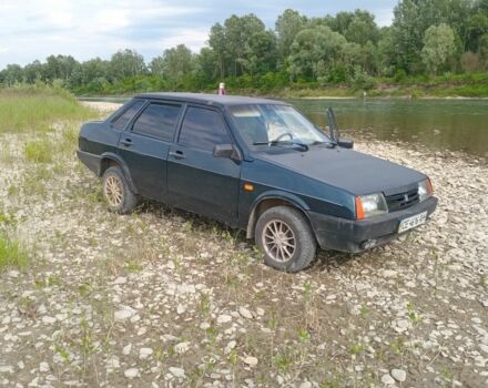 Зелений ВАЗ 21099, об'ємом двигуна 5 л та пробігом 105 тис. км за 1350 $, фото 1 на Automoto.ua