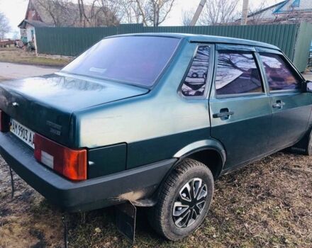 Зелений ВАЗ 21099, об'ємом двигуна 1.5 л та пробігом 2 тис. км за 1400 $, фото 1 на Automoto.ua