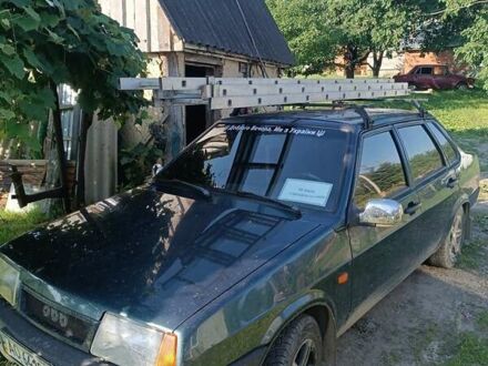 ВАЗ 21099 2005 в Хусте на Automoto.ua Зеленый ВАЗ 21099, объемом двигателя 1.6 л и пробегом 80 тыс. км за 1600 $, фото 1 на Automoto.ua