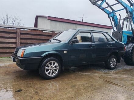 Зеленый ВАЗ 21099, объемом двигателя 1.5 л и пробегом 100 тыс. км за 1200 $, фото 1 на Automoto.ua
