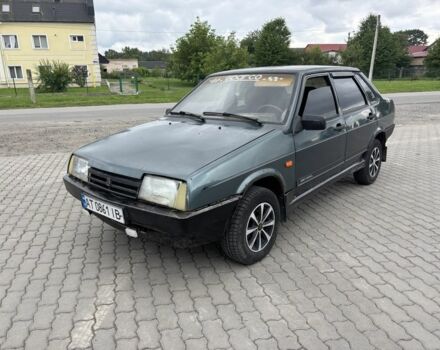 Зеленый ВАЗ 21099, объемом двигателя 1.5 л и пробегом 200 тыс. км за 900 $, фото 1 на Automoto.ua