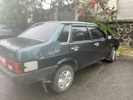 Зеленый ВАЗ 21099, объемом двигателя 1.5 л и пробегом 150 тыс. км за 1999 $, фото 1 на Automoto.ua