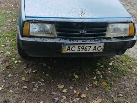 Зеленый ВАЗ 21099, объемом двигателя 1.5 л и пробегом 249 тыс. км за 1000 $, фото 1 на Automoto.ua