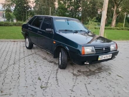Зеленый ВАЗ 21099, объемом двигателя 1.6 л и пробегом 160 тыс. км за 1350 $, фото 1 на Automoto.ua