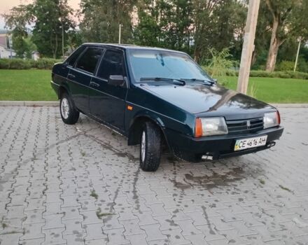 Зеленый ВАЗ 21099, объемом двигателя 1.6 л и пробегом 160 тыс. км за 1350 $, фото 1 на Automoto.ua