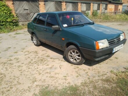 Зеленый ВАЗ 21099, объемом двигателя 1.5 л и пробегом 2 тыс. км за 1650 $, фото 1 на Automoto.ua