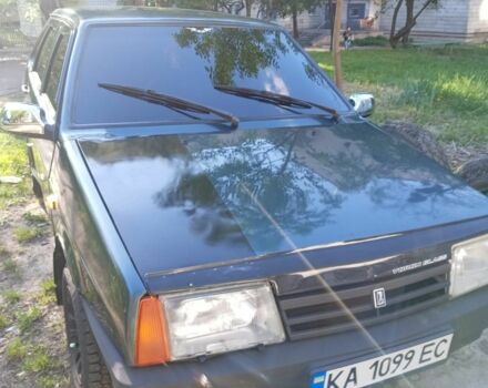 Зеленый ВАЗ 21099, объемом двигателя 1.5 л и пробегом 170 тыс. км за 1600 $, фото 1 на Automoto.ua