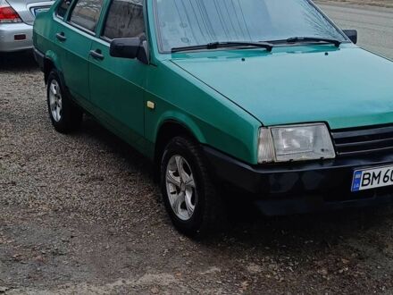 Зелений ВАЗ 21099, об'ємом двигуна 1.5 л та пробігом 208 тис. км за 1350 $, фото 1 на Automoto.ua