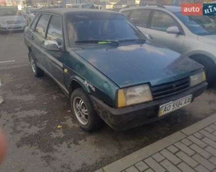 Зелений ВАЗ 21099, об'ємом двигуна 1.5 л та пробігом 200 тис. км за 750 $, фото 1 на Automoto.ua