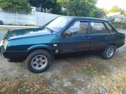 Зеленый ВАЗ 21099, объемом двигателя 1.5 л и пробегом 400 тыс. км за 1046 $, фото 1 на Automoto.ua