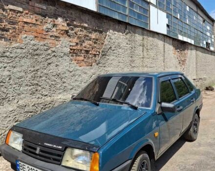 Зеленый ВАЗ 21099, объемом двигателя 1.5 л и пробегом 235 тыс. км за 2200 $, фото 1 на Automoto.ua