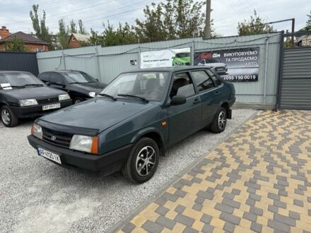 ВАЗ 21099 2005 в Запорожье на Automoto.ua Зеленый ВАЗ 21099, объемом двигателя 1.5 л и пробегом 202 тыс. км за 1700 $, фото 1 на Automoto.ua
