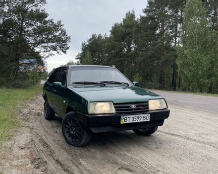 Зеленый ВАЗ 21099, объемом двигателя 1.5 л и пробегом 157 тыс. км за 1200 $, фото 1 на Automoto.ua