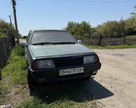 Зеленый ВАЗ 21099, объемом двигателя 1.5 л и пробегом 300 тыс. км за 1400 $, фото 1 на Automoto.ua
