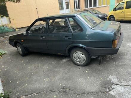 Зеленый ВАЗ 21099, объемом двигателя 1.5 л и пробегом 60 тыс. км за 1400 $, фото 1 на Automoto.ua