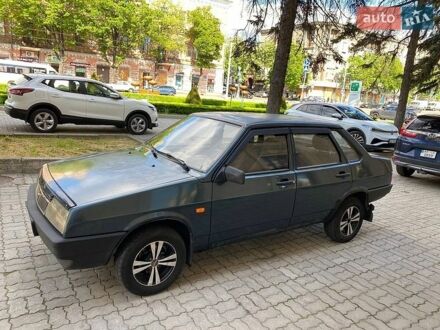 Зеленый ВАЗ 21099, объемом двигателя 1.5 л и пробегом 250 тыс. км за 950 $, фото 1 на Automoto.ua