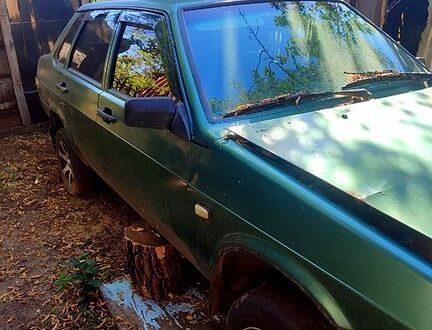 Зелений ВАЗ 21099, об'ємом двигуна 1.5 л та пробігом 245 тис. км за 590 $, фото 1 на Automoto.ua