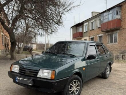 Зелений ВАЗ 21099, об'ємом двигуна 1 л та пробігом 238 тис. км за 1348 $, фото 1 на Automoto.ua