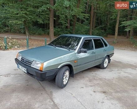 Зеленый ВАЗ 21099, объемом двигателя 1.46 л и пробегом 208 тыс. км за 1300 $, фото 1 на Automoto.ua