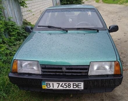 Зеленый ВАЗ 21099, объемом двигателя 1.5 л и пробегом 293 тыс. км за 1500 $, фото 1 на Automoto.ua