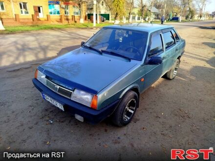 Зеленый ВАЗ 21099, объемом двигателя 1.5 л и пробегом 150 тыс. км за 2200 $, фото 1 на Automoto.ua