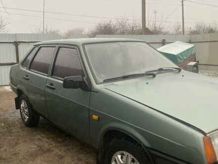Зелений ВАЗ 21099, об'ємом двигуна 1.5 л та пробігом 183 тис. км за 2100 $, фото 1 на Automoto.ua