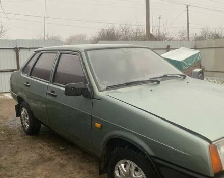 Зеленый ВАЗ 21099, объемом двигателя 1.5 л и пробегом 183 тыс. км за 2100 $, фото 1 на Automoto.ua
