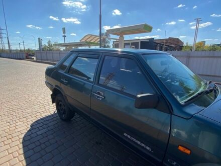 Зеленый ВАЗ 21099, объемом двигателя 1.5 л и пробегом 100 тыс. км за 2000 $, фото 1 на Automoto.ua