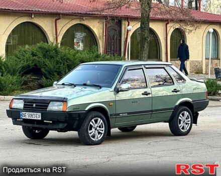 Зеленый ВАЗ 21099, объемом двигателя 1.5 л и пробегом 270 тыс. км за 2000 $, фото 1 на Automoto.ua