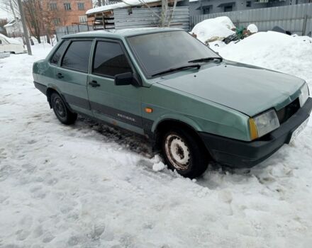 Зелений ВАЗ 21099, об'ємом двигуна 1 л та пробігом 300 тис. км за 950 $, фото 1 на Automoto.ua