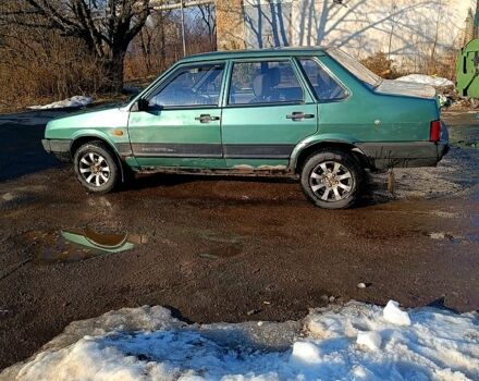 Зелений ВАЗ 21099, об'ємом двигуна 1.6 л та пробігом 40000 тис. км за 1200 $, фото 1 на Automoto.ua