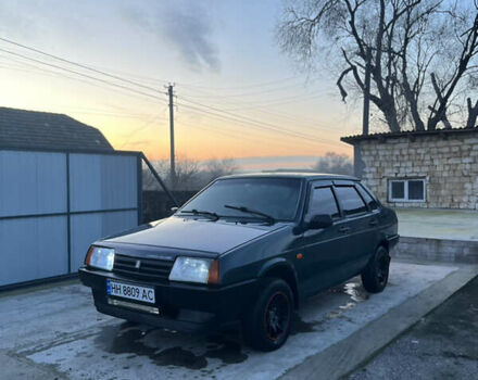 Зеленый ВАЗ 21099, объемом двигателя 1.6 л и пробегом 193 тыс. км за 2300 $, фото 1 на Automoto.ua