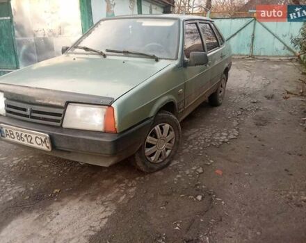 Зеленый ВАЗ 21099, объемом двигателя 1.6 л и пробегом 211 тыс. км за 850 $, фото 1 на Automoto.ua