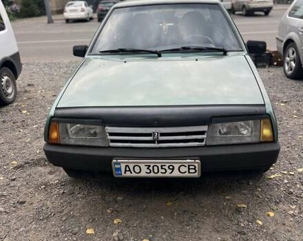 Зеленый ВАЗ 21099, объемом двигателя 1.6 л и пробегом 140 тыс. км за 1400 $, фото 1 на Automoto.ua