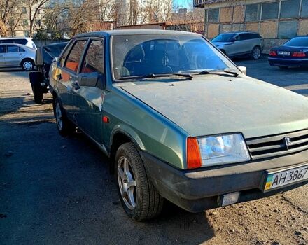 Зелений ВАЗ 21099, об'ємом двигуна 1.6 л та пробігом 186 тис. км за 1650 $, фото 1 на Automoto.ua