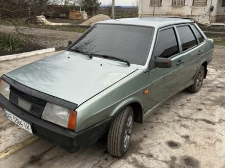 Зеленый ВАЗ 21099, объемом двигателя 1.6 л и пробегом 233 тыс. км за 1650 $, фото 1 на Automoto.ua