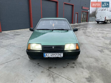 Зеленый ВАЗ 21099, объемом двигателя 1.6 л и пробегом 200 тыс. км за 1950 $, фото 1 на Automoto.ua