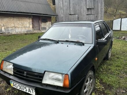 Зелений ВАЗ 21099, об'ємом двигуна 1.5 л та пробігом 280 тис. км за 1200 $, фото 1 на Automoto.ua