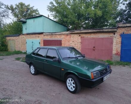 Зеленый ВАЗ 21099, объемом двигателя 1.6 л и пробегом 220 тыс. км за 1600 $, фото 1 на Automoto.ua