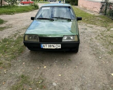 Зеленый ВАЗ 21099, объемом двигателя 1.6 л и пробегом 250 тыс. км за 1650 $, фото 1 на Automoto.ua