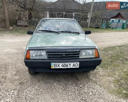 Зеленый ВАЗ 21099, объемом двигателя 1.6 л и пробегом 325 тыс. км за 1600 $, фото 1 на Automoto.ua