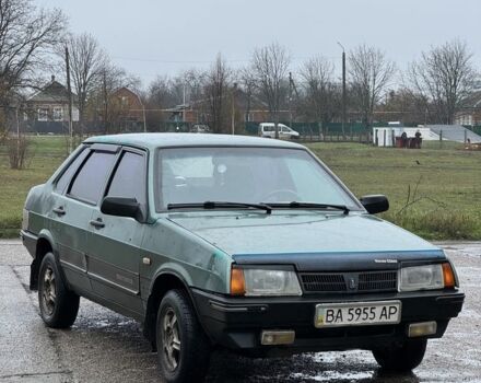Зеленый ВАЗ 21099, объемом двигателя 1.5 л и пробегом 247 тыс. км за 1350 $, фото 1 на Automoto.ua